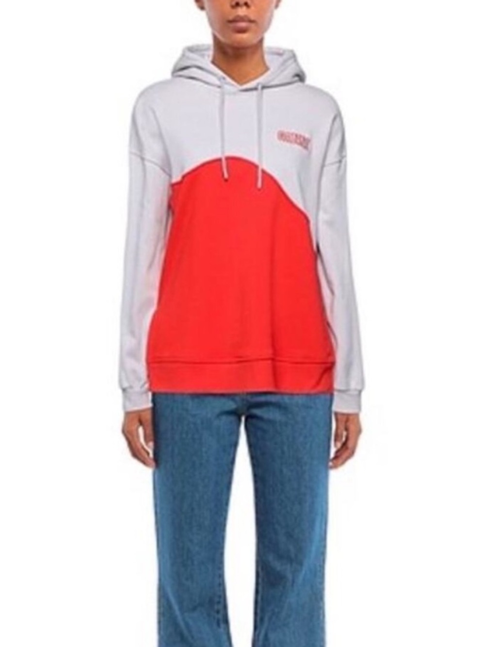 Ganni Logo Hoodie Red Purple Size Small